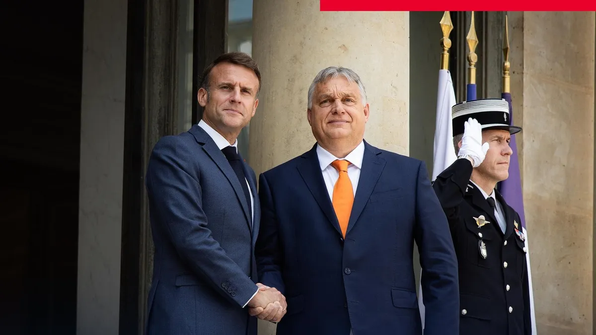 Orb N Viktor Elmondta Mir L T Rgyalt Macron Eln Kkel Origo