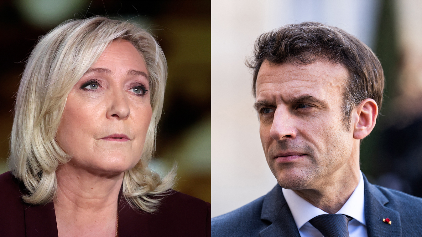 Emmanuel Macron, Francia Köztársaság elnöke, Marine Le Pen, 