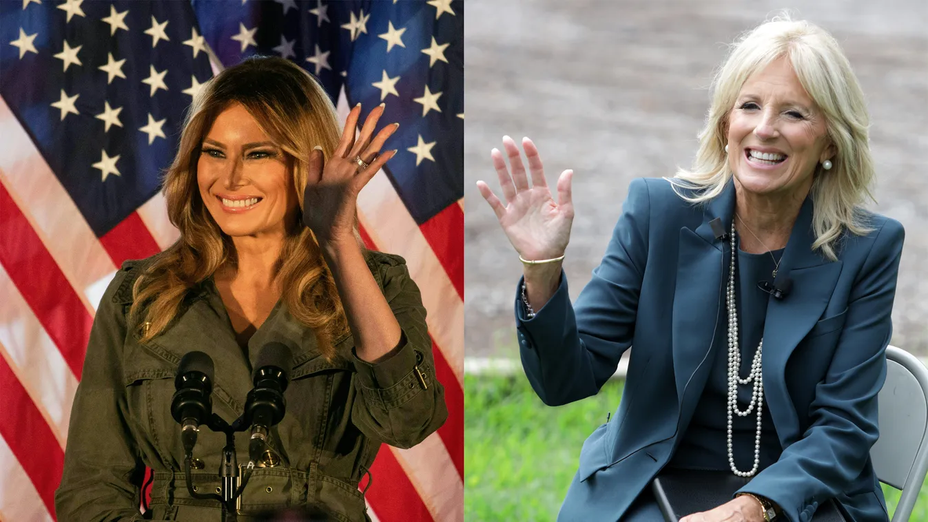 Melania Trump és Jill Biden 