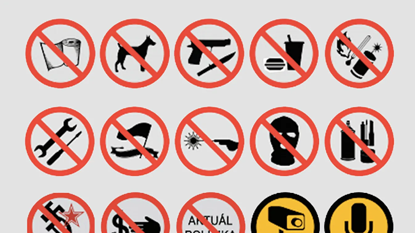 felcsút, stadion, lő- és szúrófegyverek, robbanóanyagok és tiltott önkényuralmi jelképek mellett "aktuál politikát" is tilos bevinni Orbán Viktor stadionjába 