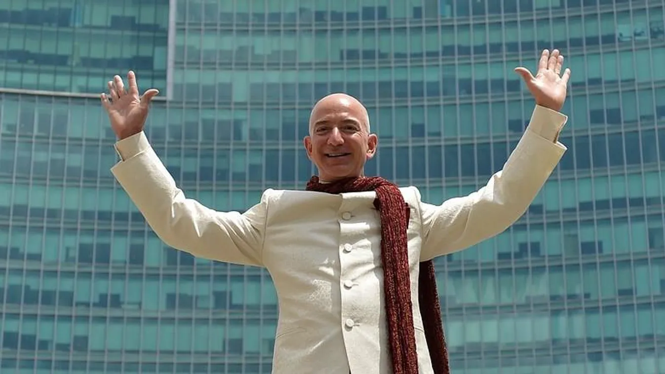 Jeff Bezos, az Amazon.com alapítója és vezetője 