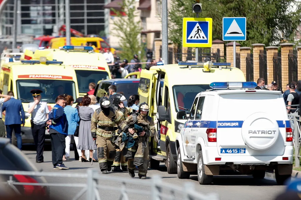 Iskolai lövöldözés Kazanyban, hét diák és egy tanár meghalt galéria 