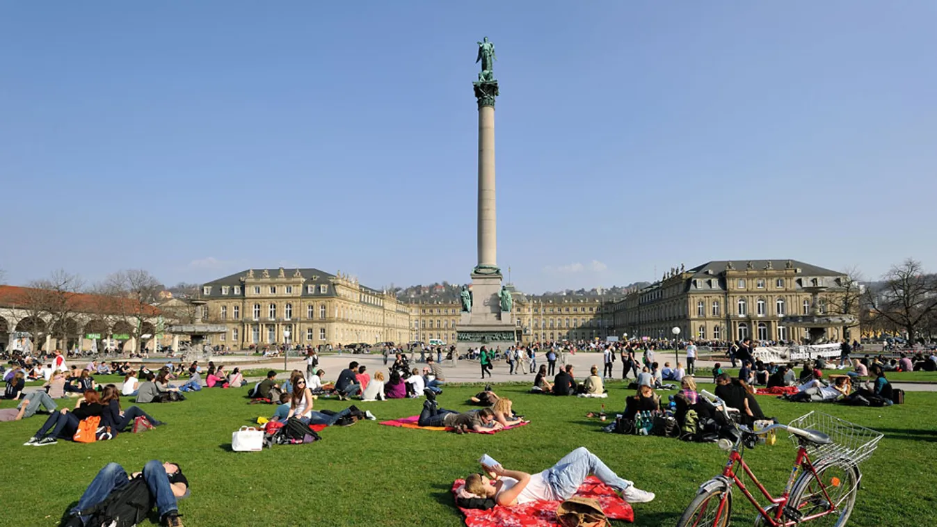 Biciklibarát városok, Stuttgart, Schlossplatz