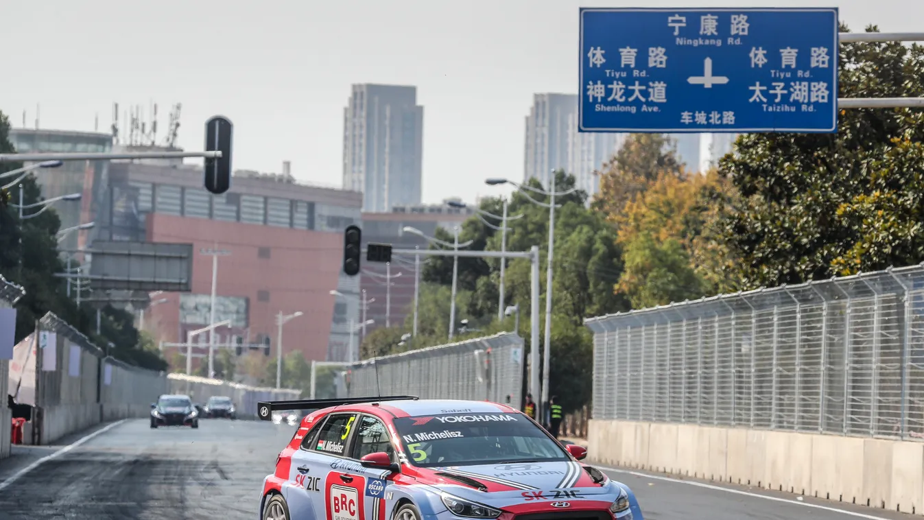 AUTO - WTCR  WUHAN -  2018 Chine auto championnat du monde circuit course cup fia motorsport octobre tourisme wtcr 05 MICHELISZ Norbert, (hun), Hyundai i30 N TCR team BRC Racing, action during the 2018 FIA WTCR World Touring Car cup of China, at Wuhan fro