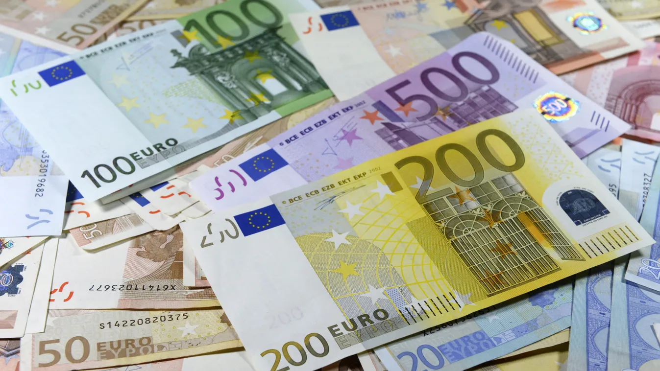 Euro pénz bankjegy 