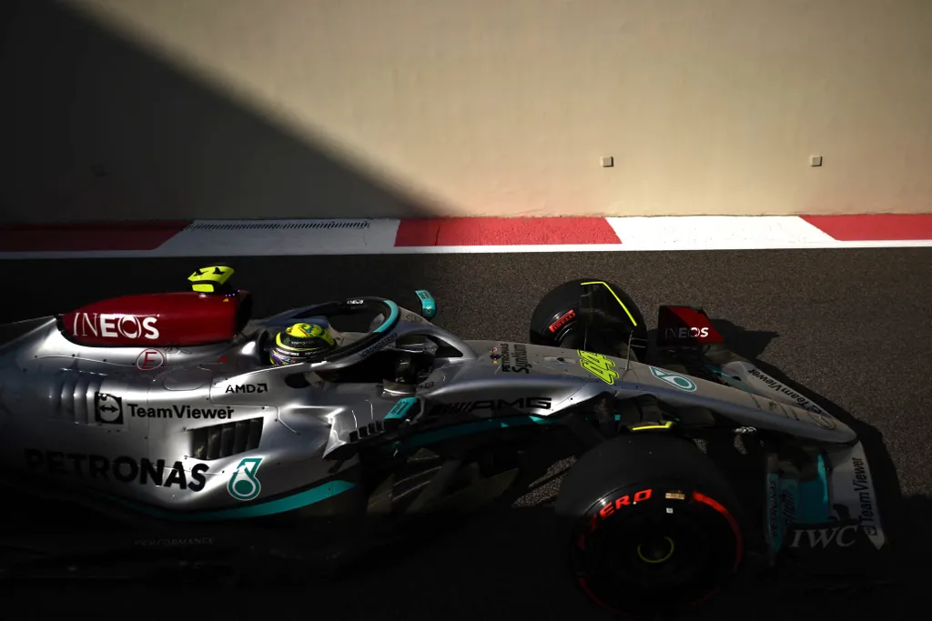 Forma-1, Lewis Hamilton, Mercedes, Abu-dzabi Nagydíj 2022, péntek 