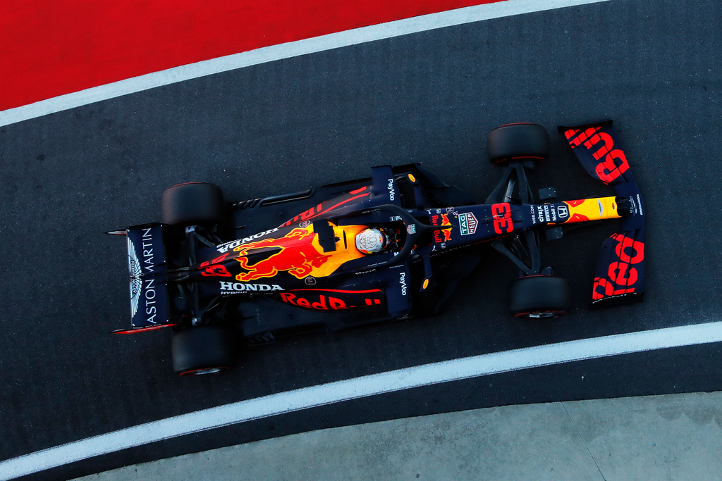 Forma-1, Max Verstappen, Red Bull, A 70. Évforduló Nagydíja 2020, péntek, Honda logo 