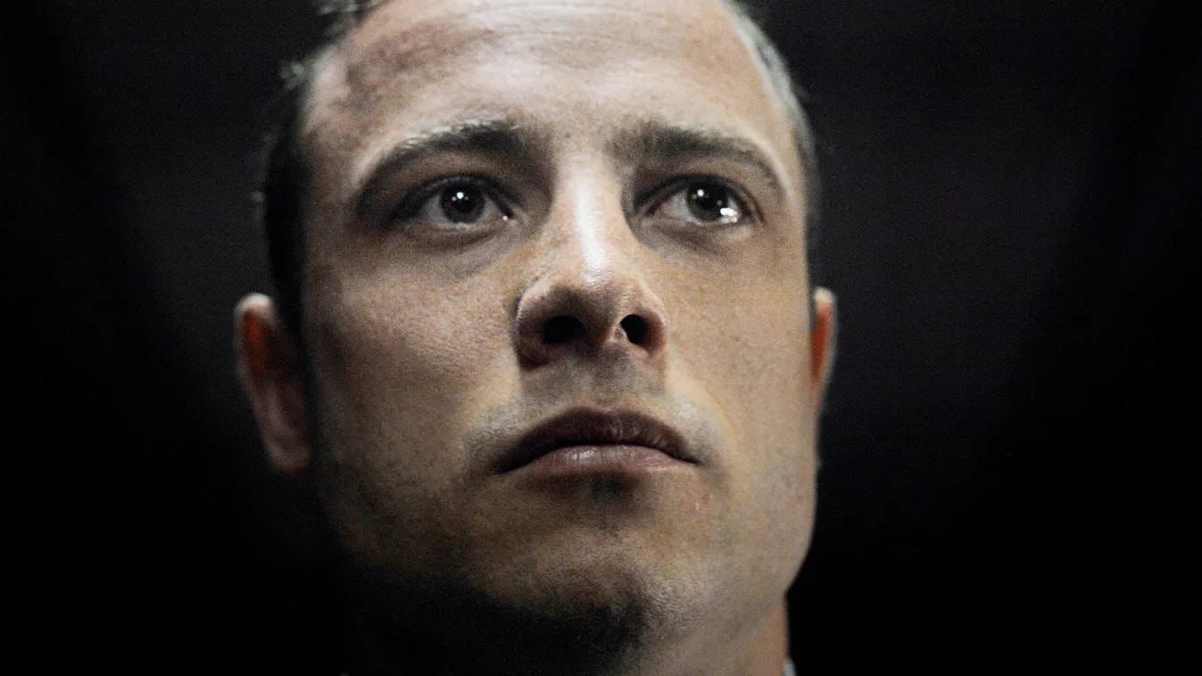 HORIZONTAL AFRICA JUSTICE TRIAL MURDER SUSPECT DEFENDANT COURT PERSON-SPORT ATHLETE CHAMPION PORTRAIT-VERY CLOSE-UP South African Paralympic sprinter Oscar Pistorius appears on June 4, 2013 at the Magistrate Court in Pretoria for the first time since bein