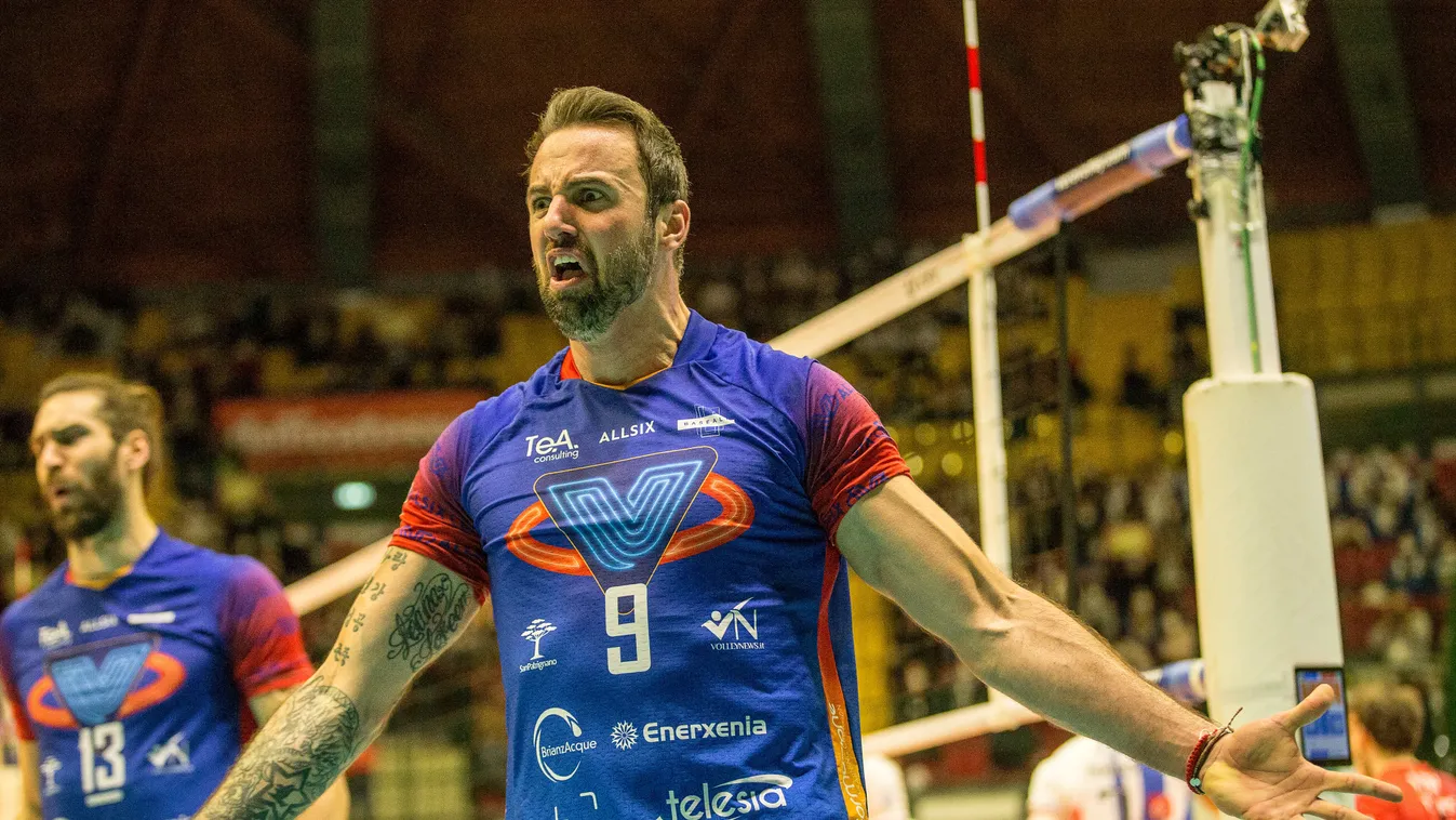 Vero Volley Monza v Tours Volley-Ball - Cev Cup NurPhoto General news Champions Volleyball Match March 16 2022 16th March 2022 Competition CEV Cup Horizontal 