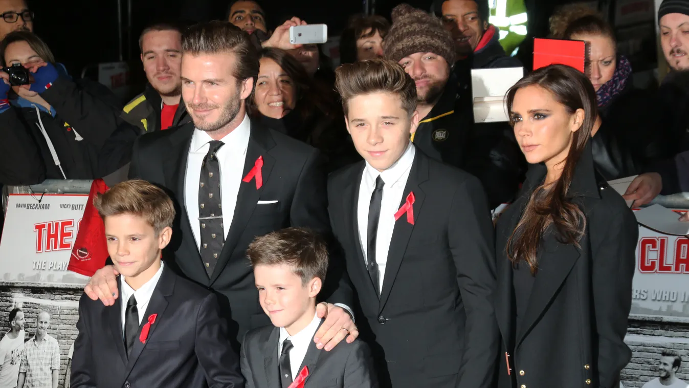 Victoria Beckham, David Beckham, Cruz Beckham, Romeo Beckham, Brooklyn Beckham 