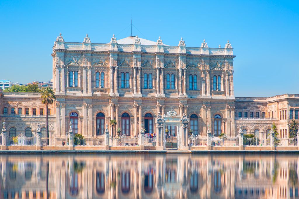 kastély, palota, épület, építészet, Törökország, Dolmabahce palota 