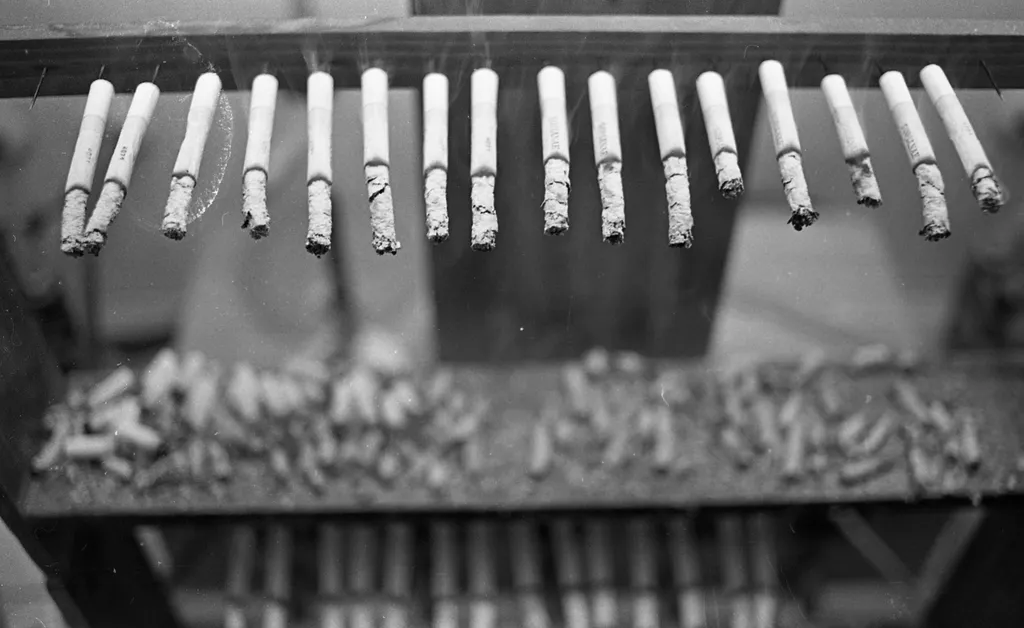 1980
Pécsi Dohánygyár, cigaretta égési idő teszt 