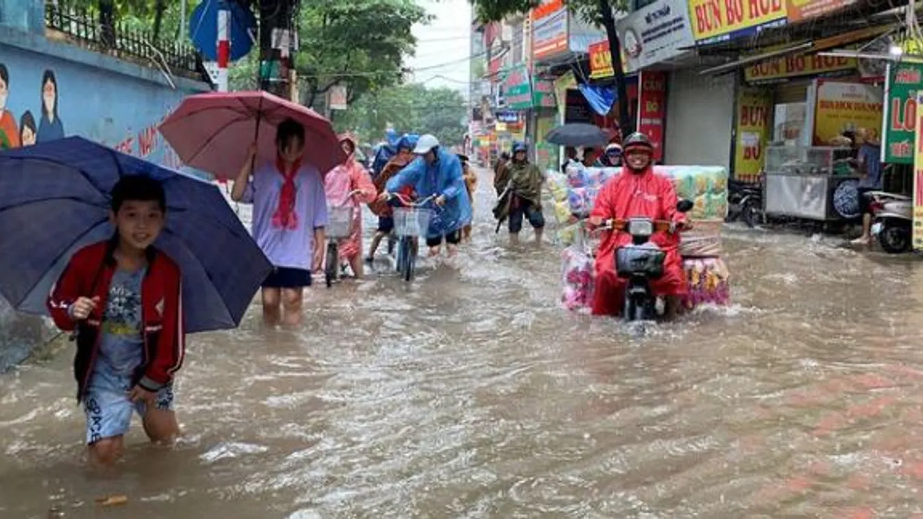 heves esőzés Vietnam 