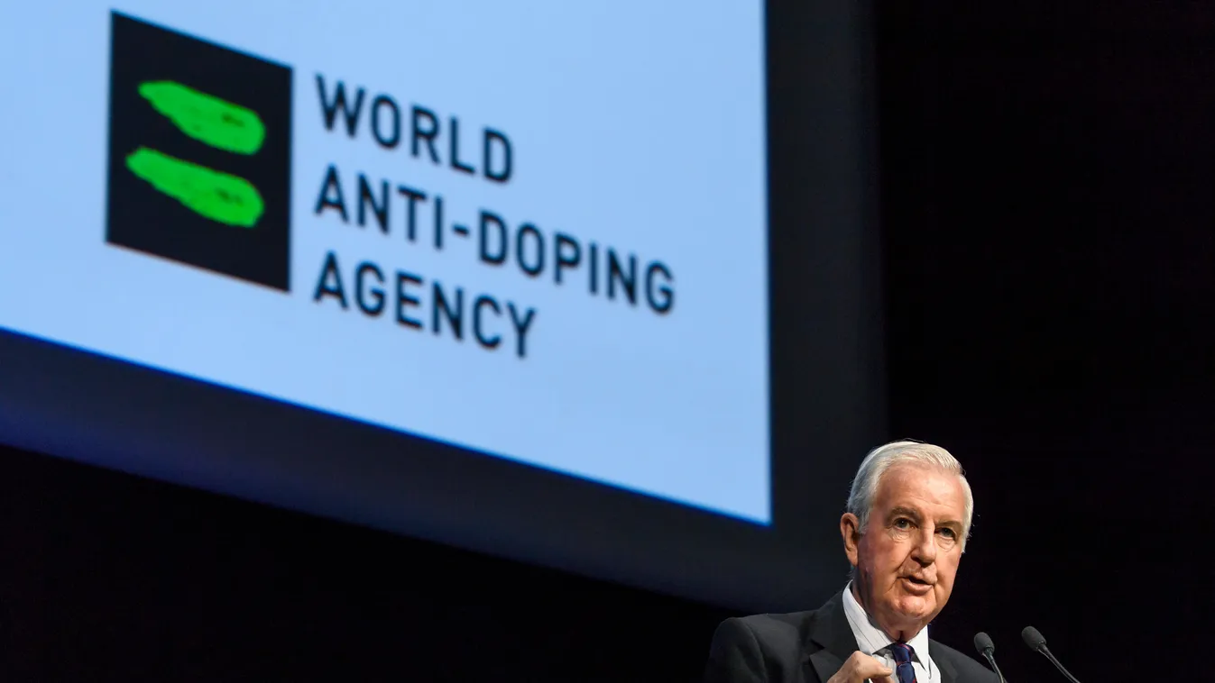 sports Horizontal BUST SPEECH WORLD ANTI-DOPING AGENCY LOGO 