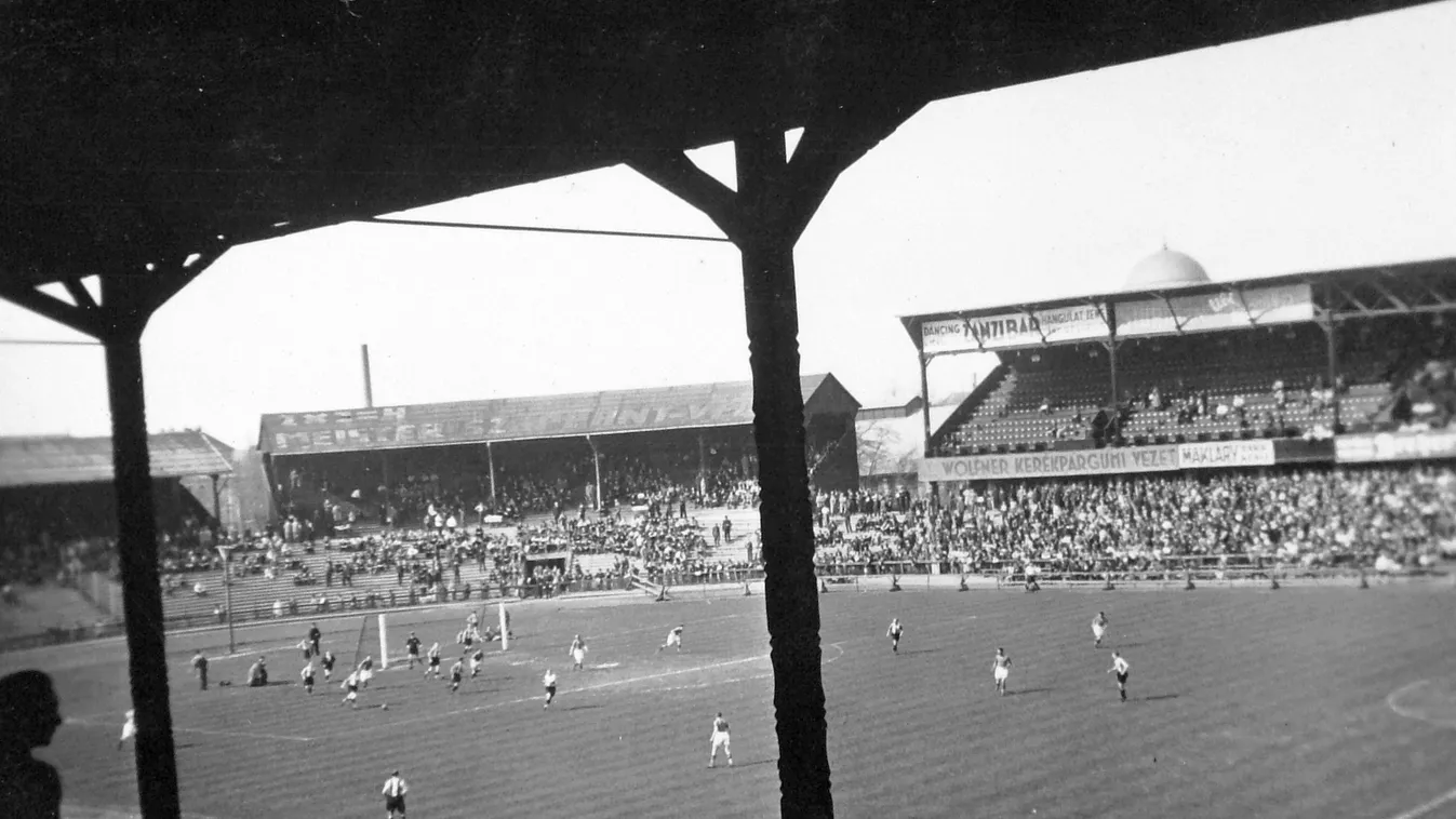 Üllői út, FTC futballpálya. 1938 