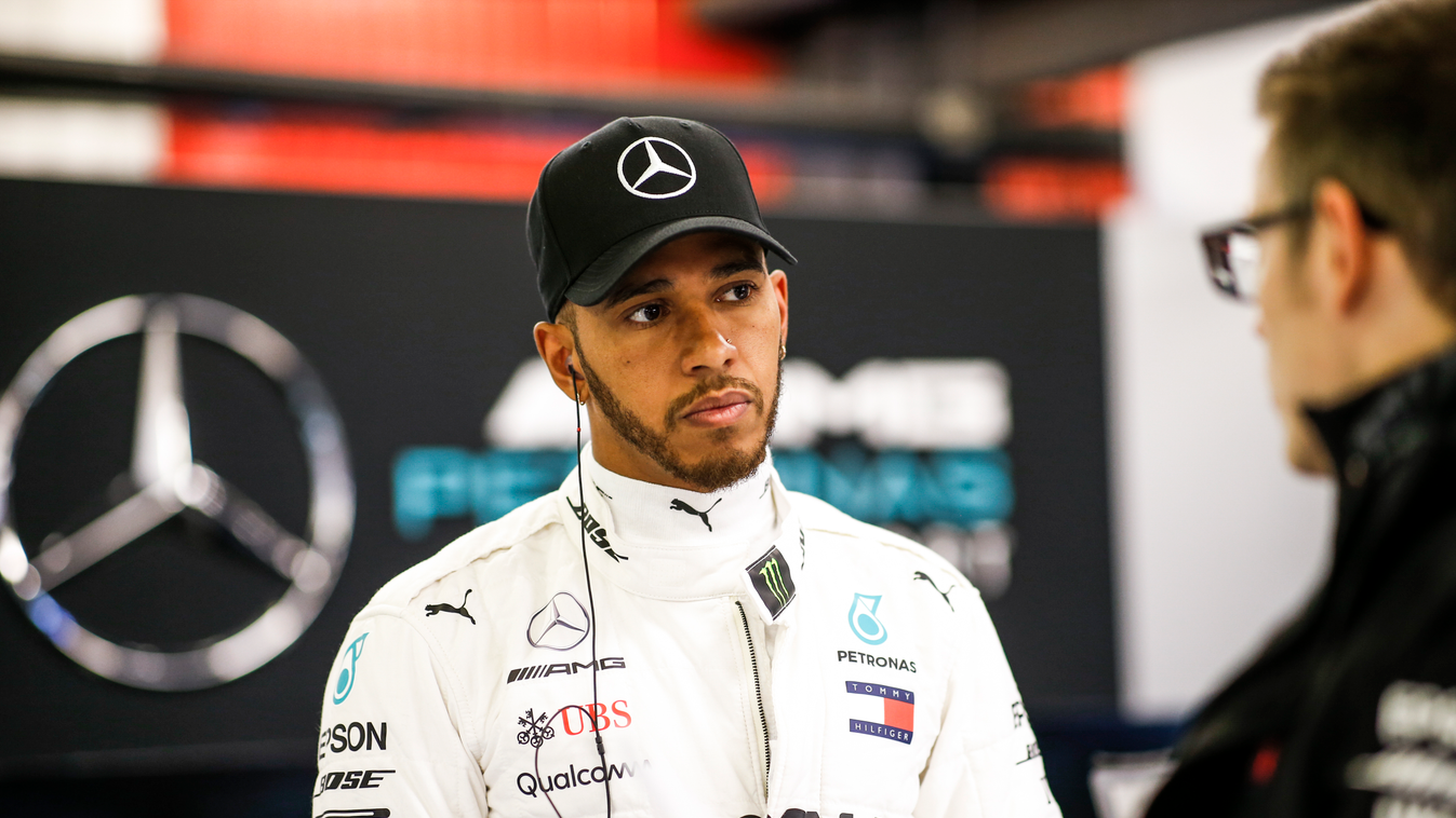 A Forma-1 előszezoni tesztje Barcelonában - 4. nap, Lewis Hamilton, Mercedes-AMG Petronas 