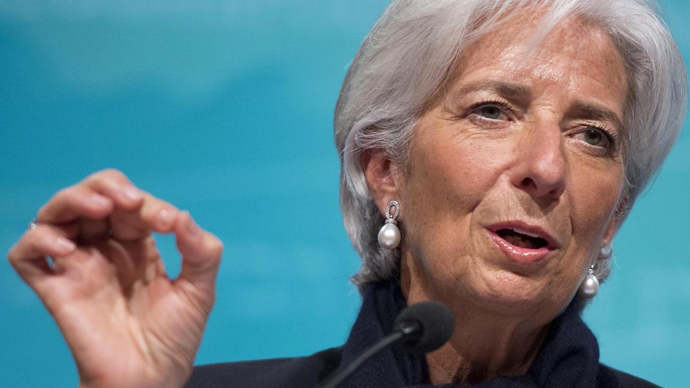 Christine Lagarde, az IMF vezérigazgatója 