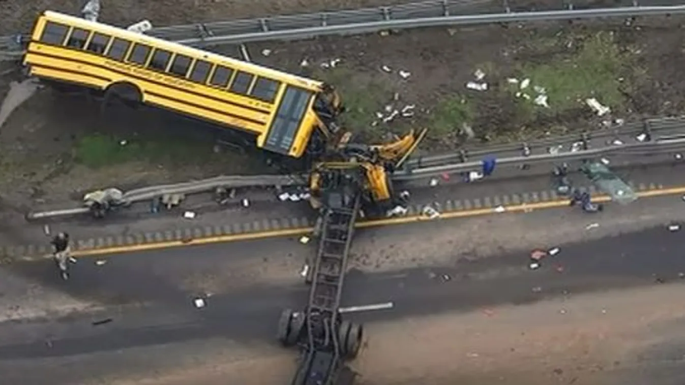 iskolabusz, baleset, New Jersey 