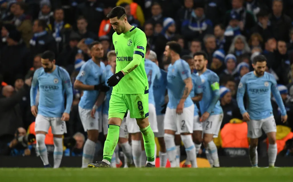 Manchester City - FC Schalke 04 Sports soccer CHAMPIONS LEAGUE disenchanted 