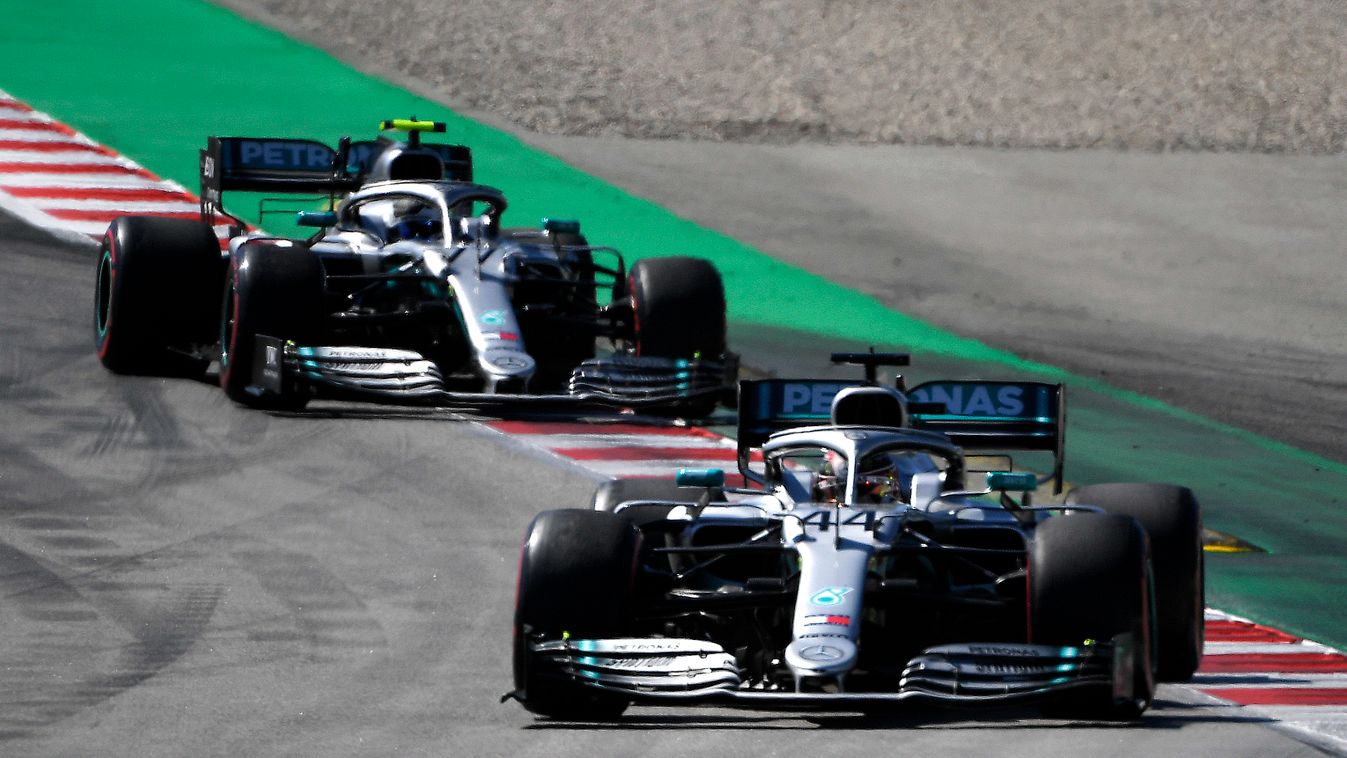 Forma-1, Spanyol Nagydíj, Lewis Hamilton, Valtteri Bottas, Mercedes-AMG Petronas 