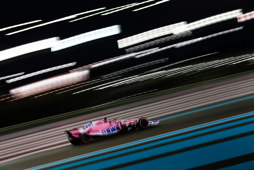 Forma-1, Lance Stroll, Force India, Abu-dzabi teszt 