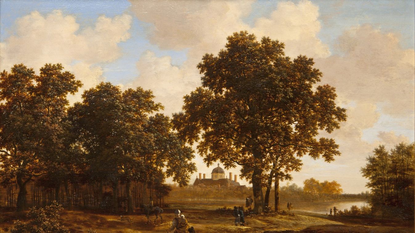 View of Huis ten Bosch Palace, Joris van der Haagen, 1670 