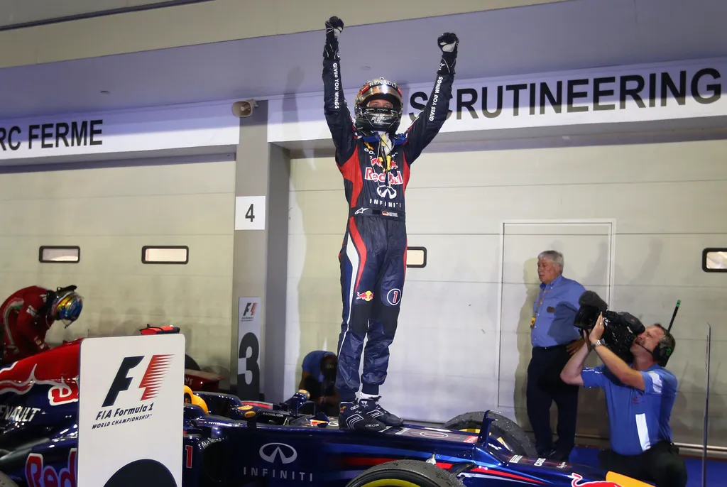 Forma-1, Sebastian Vettel, Red Bull, Szingapúri Nagydíj 2012 