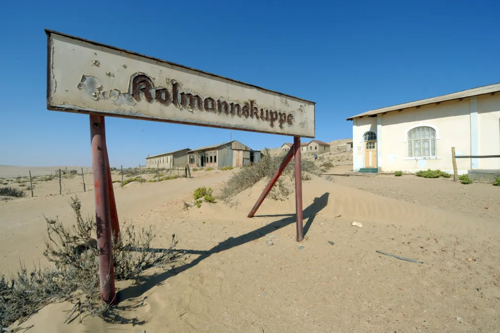 Kolmanskop Kolmannskuppe Namíbia kísértetváros 