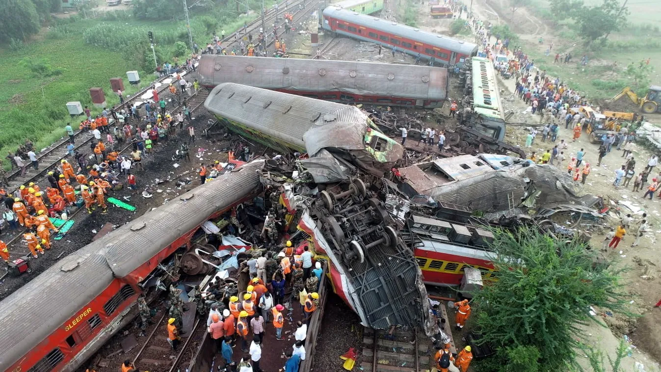 Vonatbaleset India, Balaszor, vonat, baleset 