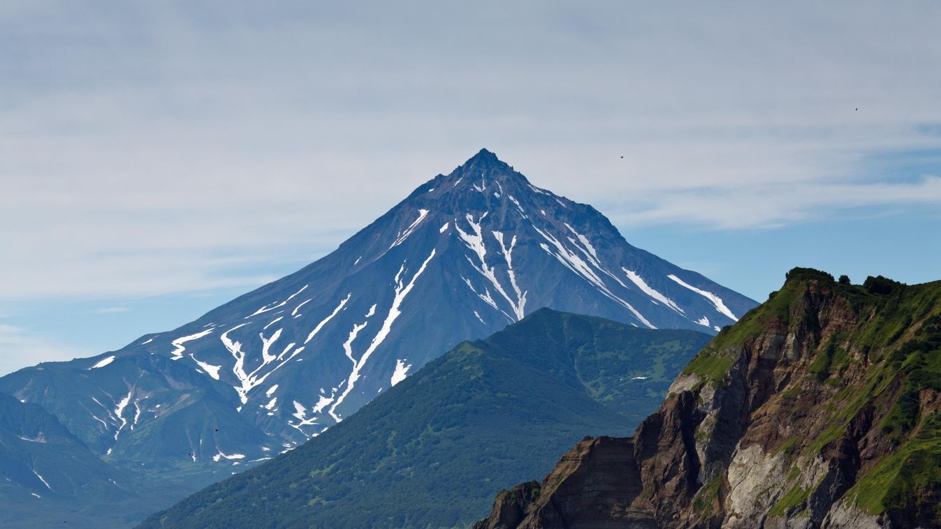 Kamchatka Vilyuchinsky vulkán 