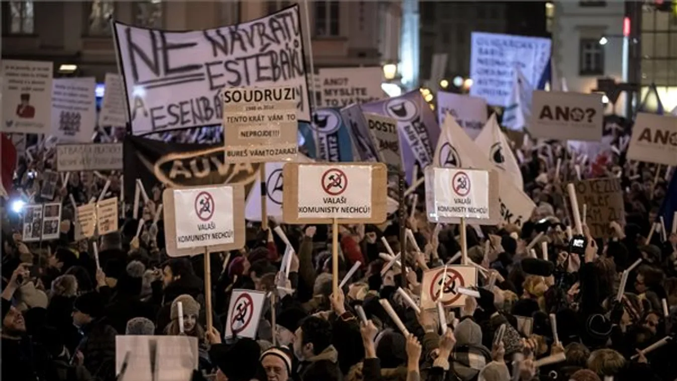 prágai kommunista ellenes tüntetés 