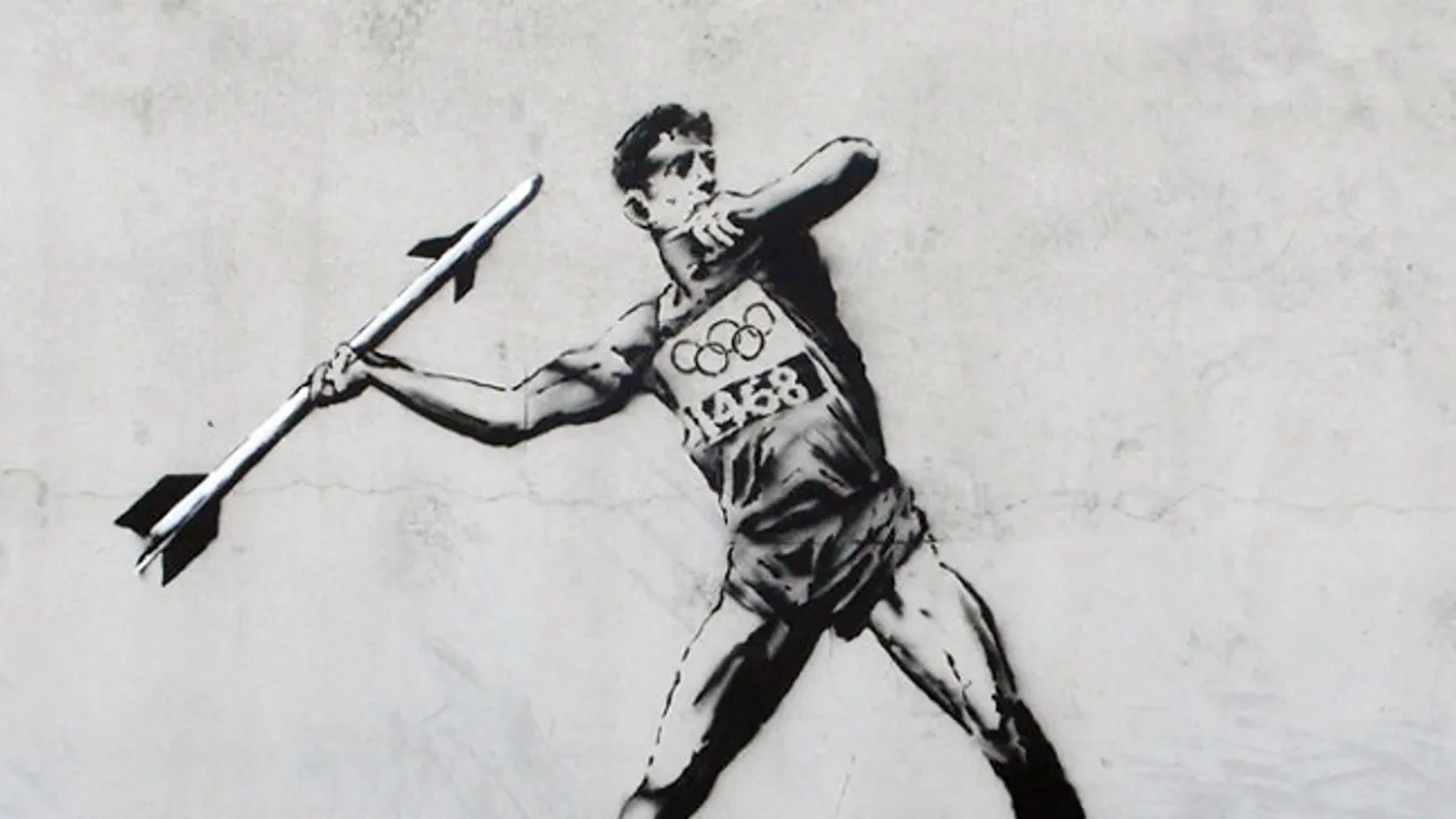 Banksy, london 2012, olimpia, graffiti