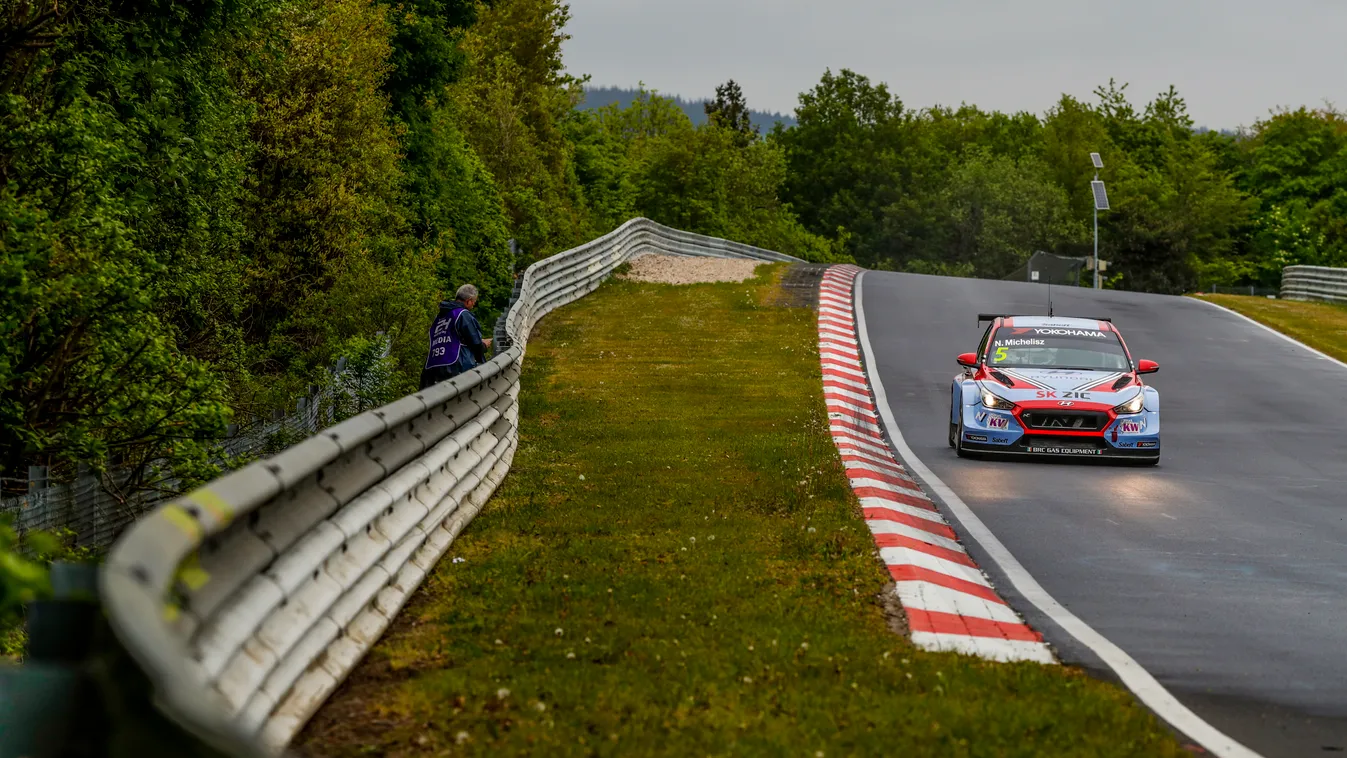 AUTO - WTCR NURBURGING 2018 ALLEMAGNE AUTO CHAMPIONNAT DU MONDE CIRCUIT COURSE CUP FIA Motorsport TOURISME europe wtcr 05 MICHELISZ Norbert (HUN), BRC Racing Team, Hyundai i30 N TCR, action during the 2018 FIA WTCR World Touring Car cup of Nurburgring, Ge