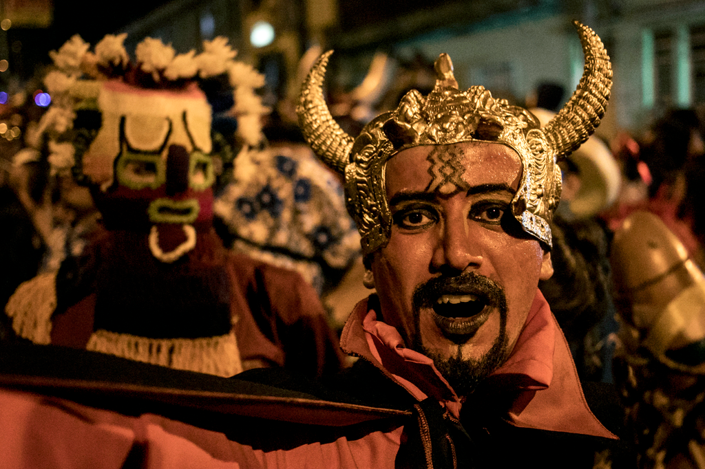 he Devil's Carnival, in Riosucio, Caldas department, Colombia, on January 5, 2019. - The Devil's Carnival -which runs from January 4 to 9 and takes place every two years- has its origins in the 19th century when the town of Riosucio was founded, following