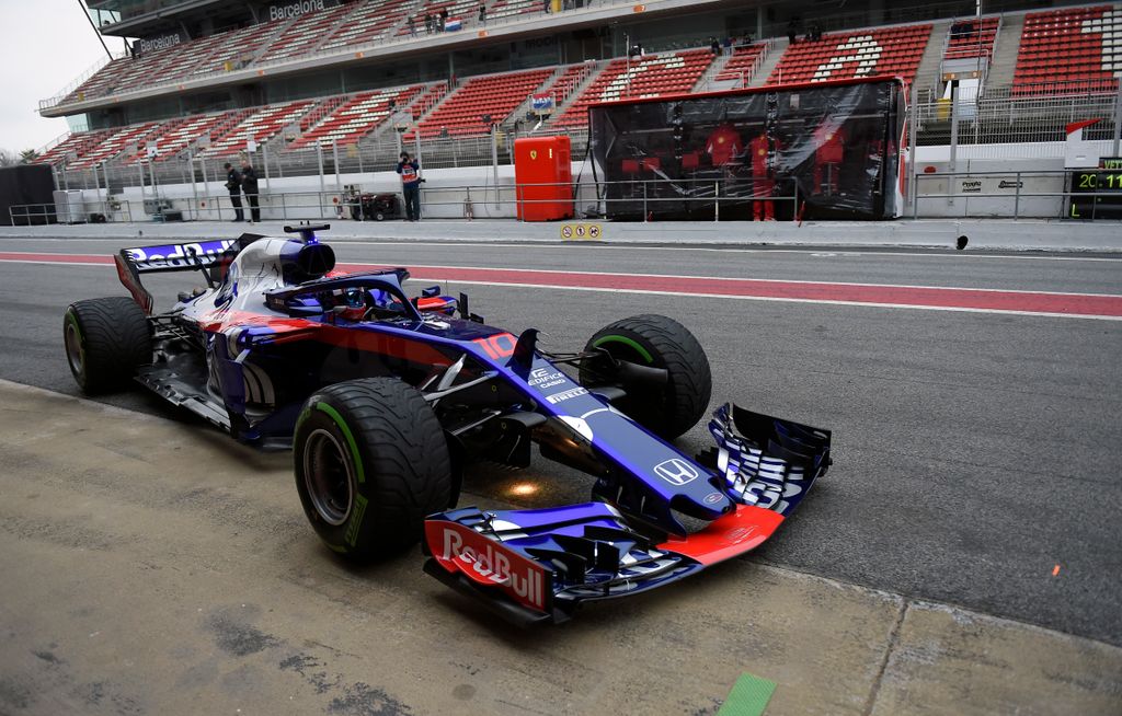 A Forma-1 előszezoni tesztje Barcelonában - 2. nap, Pierre Gasly, Scuderia Toro Rosso 