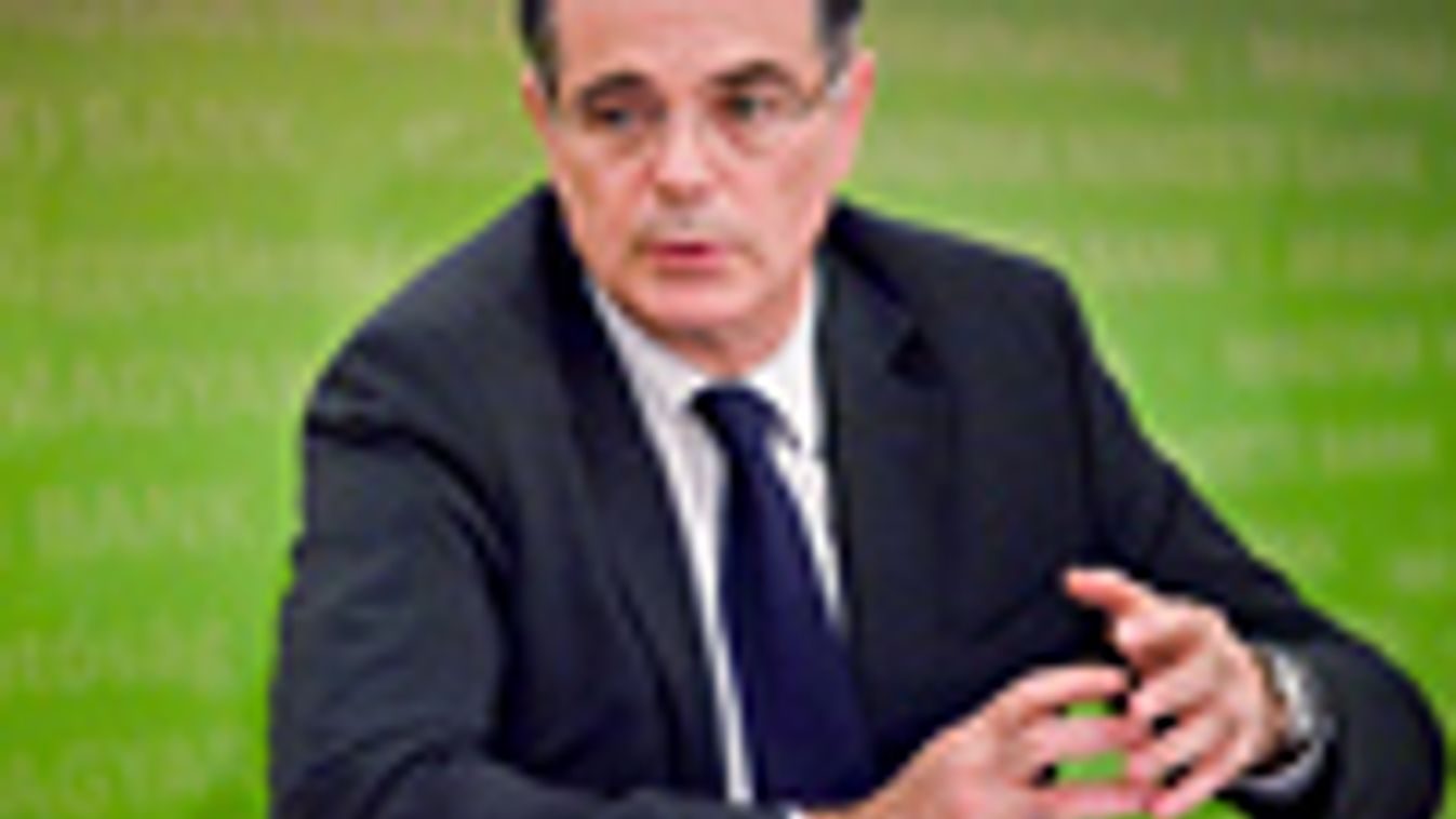 Simor András, a Magyar Nemzeti Bank elnöke