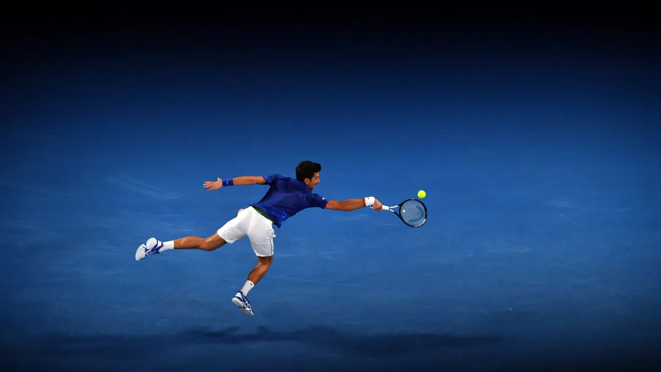 tennis TOPSHOTS Horizontal AUSTRALIAN TENNIS OPEN FULL LENGTH ACTION BACK VIEW PROFILE 