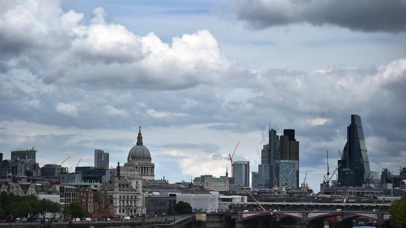 politics referenda Horizontal St Paul's Cathedral and buildings in City of London are seen under banks of cloud in central London on June 27, 2016. 
Britain began preparations to leave the European Union on Monday but said it would not be rushed into a qu