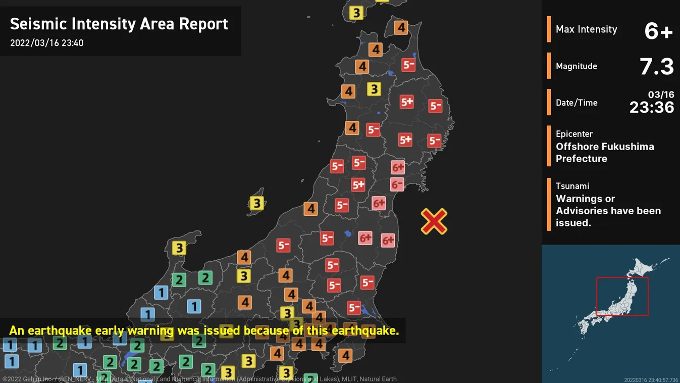 Japán, rengés, Fukusima 