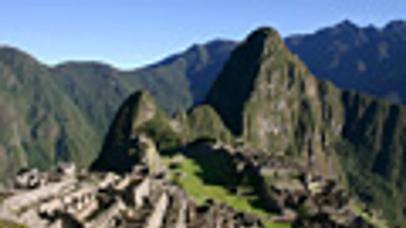 Machu Picchu, az egykori Inka Birodalom romvárosa Peruban