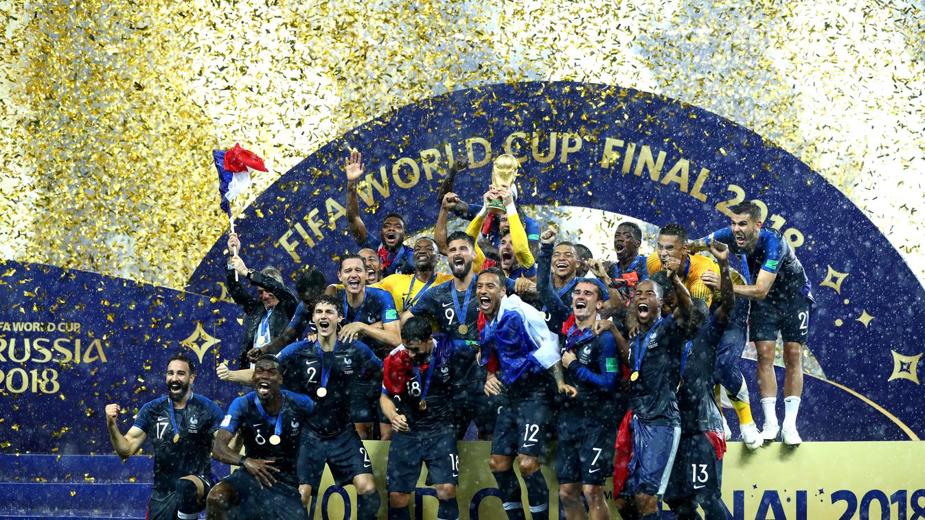 France v Croatia - 2018 FIFA World Cup Russia Final Sport Soccer International Team Soccer FeedRouted_Global topix bestof during the 2018 FIFA World Cup Final between France and Croatia at Luzhniki Stadium on July 15, 2018 in Moscow, 