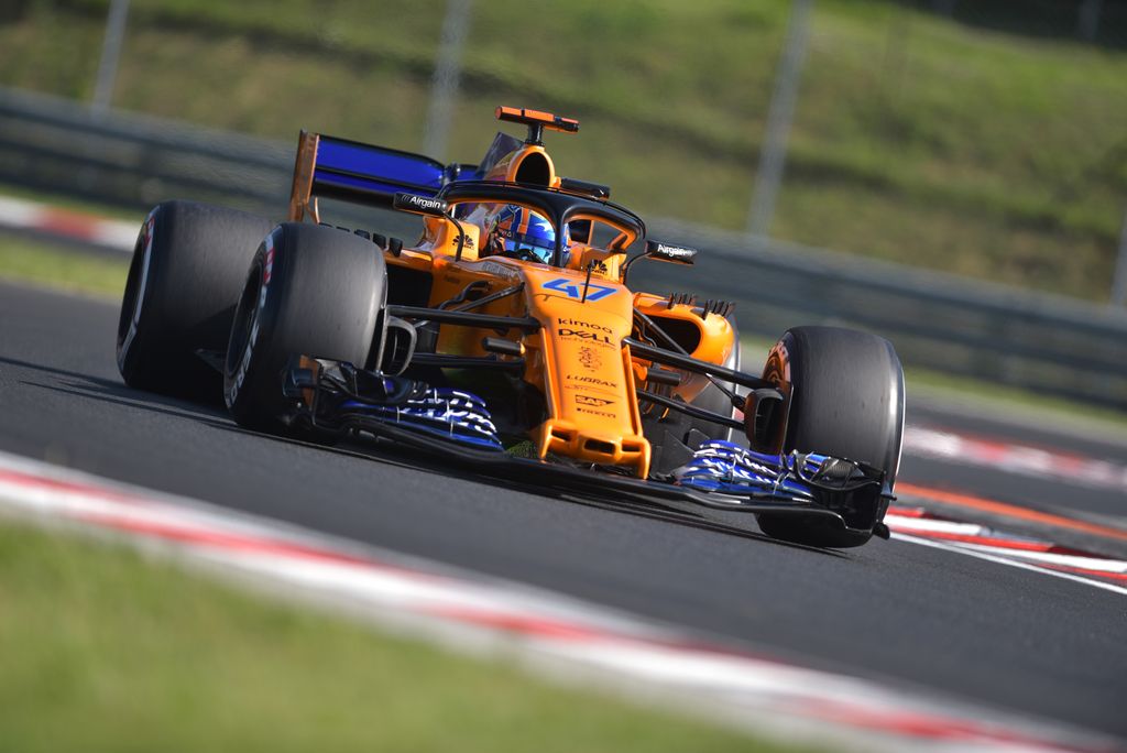 F1-es teszt a Hungaroringen, 1. nap, Lando Norris, McLaren Racing 