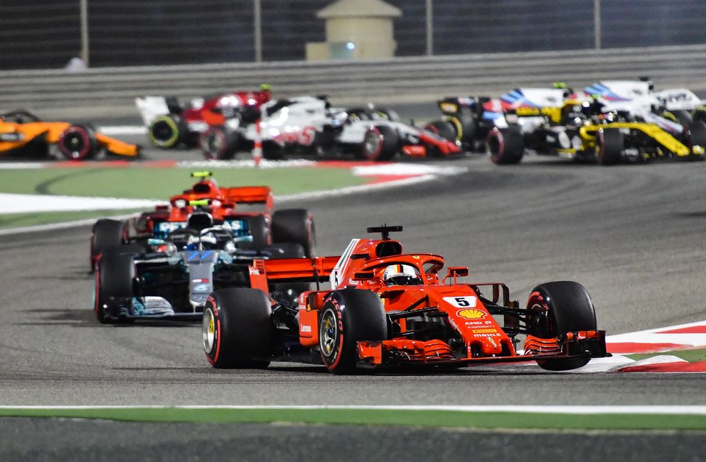 Forma-1, Bahreini Nagydíj, Sebastian Vettel, Scuderia Ferrari, rajt 