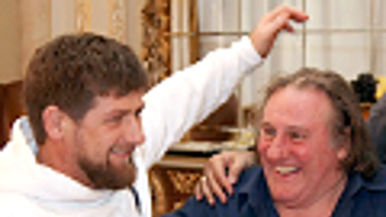 Gerard Depardieu francia színész Ramzan Kadirov csecsen elnök meghívására Groznijba látogatott