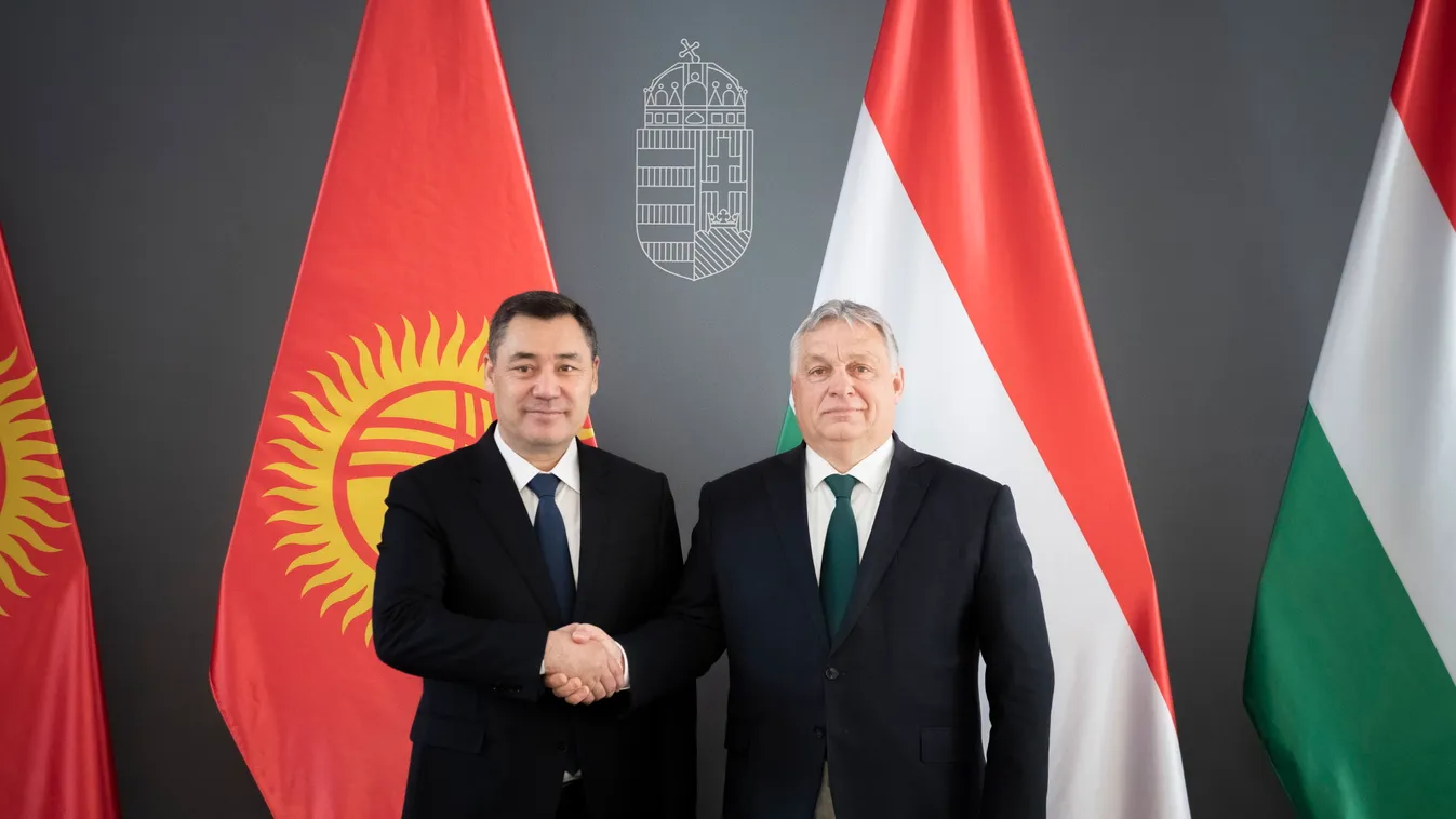 ZSAPAROV, Szadir; ORBÁN Viktor, Orbán Viktor fogadta a kirgiz államfőt 