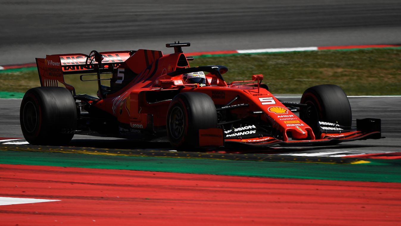 Forma-1, Spanyol Nagydíj, Sebastian Vettel, Scuderia Ferrari 