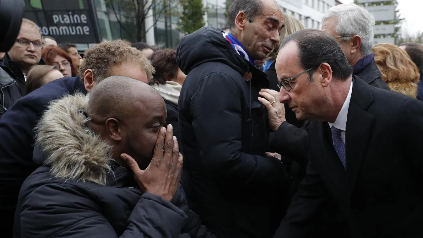 megemlékezés évforduló terrortámadás Párizs Hollande 2016.11.13. 
