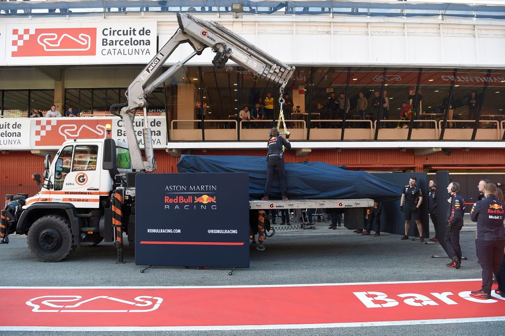 Forma-1, teszt, Barcelona, Pierre Gasly, Red Bull Racing 