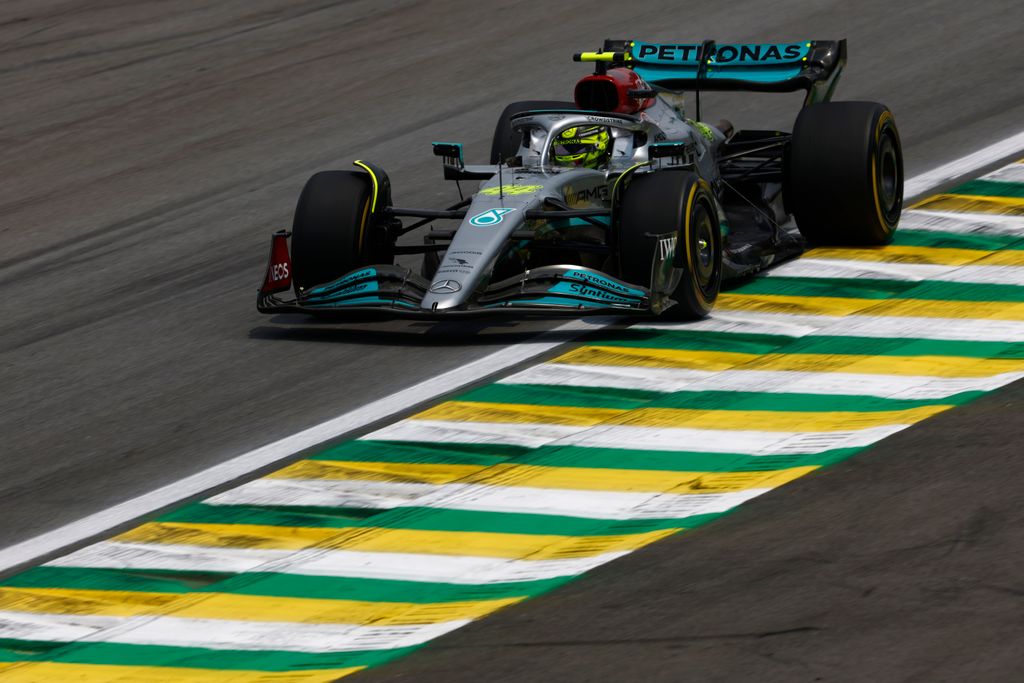 Forma-1, Lewis Hamilton, Mercedes, Sao Pauló-i Nagydíj 2022, péntek 