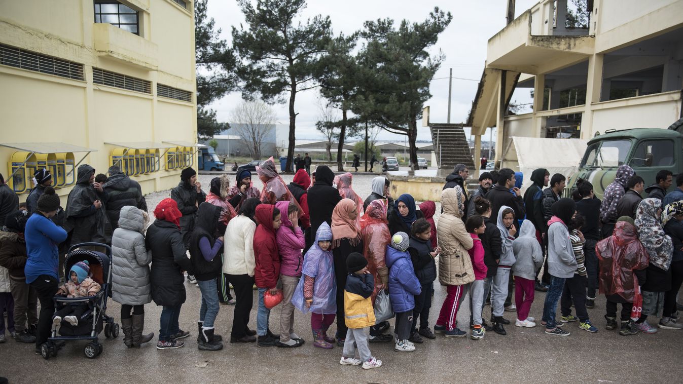 menekülttábor, Görögország 
